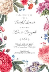 Garden Glory - Bridal Shower Invitation